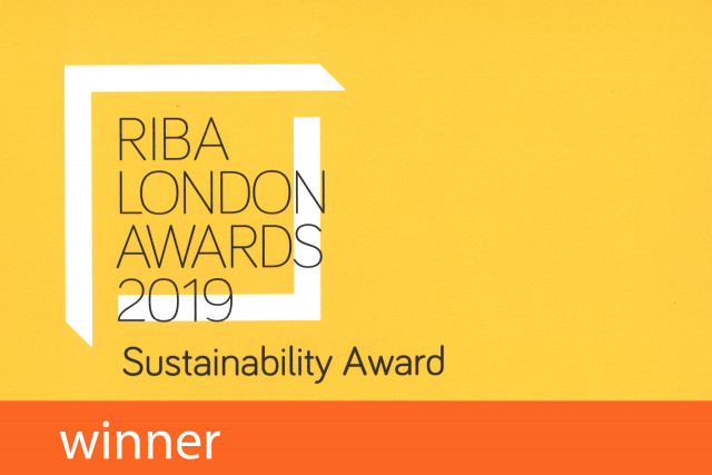 RIBA London Awards Sustainability Winner 2019