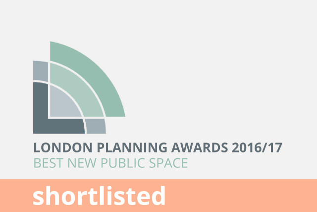 London First London Planning Awards, Best New Public Space, Shortlisted 2016/17